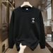 Streetwear Heavyweight Fleece Crewneck Sweatshirt – Oversized Fit Unisex Long Sleeve (M-5XL, Winter-Ready Brushed Lining)_viptrois.com