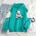 Color Block High-End The Beginning Is Always Today Cool Internet Celebrity Long Sleeve Sweatshirt_viptrois.com