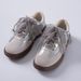 Ballet Style Pearl Bow Lace Fungus Ruffle Shoelaces Suitable For Ballet Shoes T Head_viptrois.com