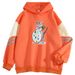 2024 Spring And Autumn New Color Block High-End Cute Cat Cool Internet Celebrity Long Sleeve Sweatshirt_viptrois.com