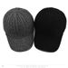 Women's Hat Autumn Winter Knitted Wool Baseball Korean Fashion Trendy Face Slimming Versatile Warm Duckbill Cap_viptrois.com