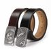 Men's Belts Men's Belt TPU Inner Buckle Trouser Belt Punched Belt Trendy Smooth Buckle Trouser Belt Men_viptrois.com