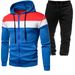 Men's Clothing Spring And Autumn Sweatshirt Men's Hoodie Sports Casual Loose Suit Long Sleeved Trousers Plus Velvet_viptrois.com