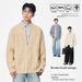 Men's Distressed Knit Cardigan Sweater - Casual Loose Fit Round Neck Pullover For Autumn Winter Fashion Trends_viptrois.com