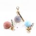 Bag Charm Creative Small Style Keychain Plush Bag Ribbon Pendant Car Key Chain Pearl Pendant Accessories Small Gift_viptrois.com