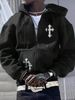 European And American Autumn Winter Hip Hop Street Trend Printed Streetwear Unisex Zipper Hoodie Wholesale_viptrois.com