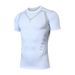 Men's Clothing High Elastic Fitness Clothes Tight Quick Drying Basketball Clothes Moisture Wicking Running Short Sleeved Sports Training Clothes_viptrois.com