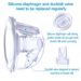 Universal wearable breast pump accessories converter flange speaker cover diaphragm shell 3 ventilation bag_viptrois.com