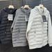 "Trendy Unisex Lightweight Hooded Jacket With Color Block Design - Slim Fit Zippered Casual Outerwear For Winter"_viptrois.com
