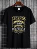 Legend Born In June 1958 65th Birthday Tee 65 Years Old T-Shirt Gift For Men Soft Slightly Designer Clothes Graphic Casual Top For Everyday Wear_viptrois.com