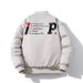 Men's Clothing National Trend Embroidery Quilted Baseball Jacket Men's Loose Trendy Couple Design Cross Border Spring And Autumn Style Student Jacket_viptrois.com