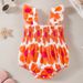 New 2024 baby camisole jumpsuit with trendy and cute flying sleeves, pleated jumpsuit, climbing suit_viptrois.com