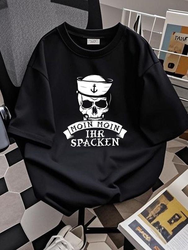 Moin Her Packs Skull T-Shirt Shirt Funshirt Cult Poison Nordic -5XL Summer Streetwear Unisex Versatile Fashion Stylish Slightly Designer Clothes_viptrois.com
