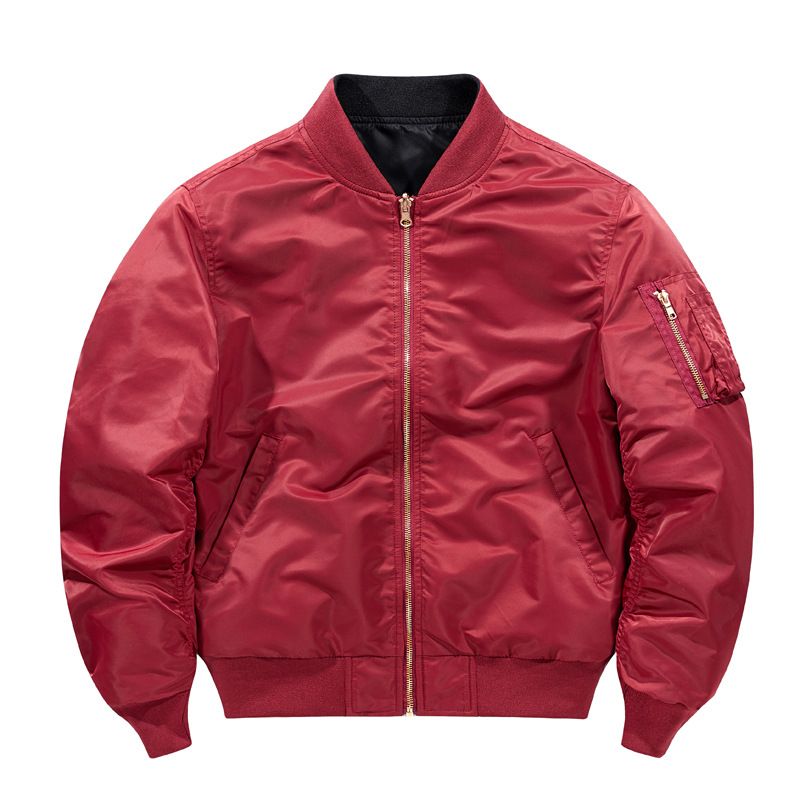 Men's Clothing Double Sided Wear Double Sided Fabric New Air Force Ma1 Pilot Jacket Men's Motorcycle Jacket Large Size American Flight Suit_viptrois.com