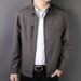 CT Spring And Autumn New Men's Jacket Plus Size Business Thin Casual Solid Color Dad Formal Wear_viptrois.com