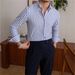 New Spring And Autumn Fashion Striped Long Sleeved Shirt Men's Trendy Brand Slim Business Casual Shirt Men's Tops_viptrois.com