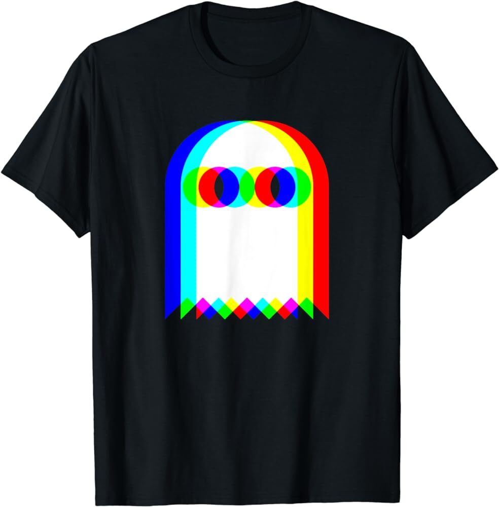 Ghost Trippy Vaporwave Halloween Techno Rave EDM Music Party T-Shirt Mens Womens Tees Top Tops Tee_viptrois.com