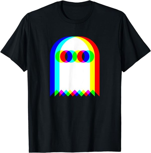 Ghost Trippy Vaporwave Halloween Techno Rave EDM Music Party T-Shirt Mens Womens Tees Top Tops Tee_viptrois.com