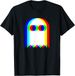 Ghost Trippy Vaporwave Halloween Techno Rave EDM Music Party T-Shirt Mens Womens Tees Top Tops Tee_viptrois.com