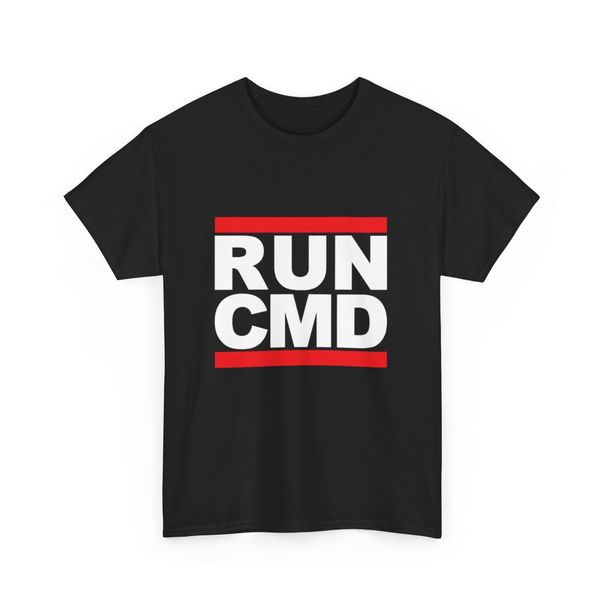 Run Cmd T-Shirt Mens Womens Tees Top Tops Tee Men's Women's 100% Cotton_viptrois.com