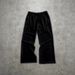 "Y2K Streetwear Couple's Hip-Hop Joggers – Adjustable Drawstring Print Sweatpants (Black/White, Sizes M-2XL)"_viptrois.com