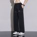 Inspired Cargo Joggers For Men – Plus Size Straight-Leg Pants With Breathable Nylon & Stretch Fit (Black/Navy/Beige)_viptrois.com
