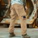 Men's Clothing Casual Overalls For Men Spring, Autumn And Pure Cotton Men's Multi Pocket American Overalls_viptrois.com