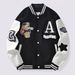 Men's Clothing Baseball Jacket Men's Spring And Autumn Trendy Brand High Street Printed Embroidered Sweater Loose Casual Jacket_viptrois.com