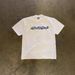 Heavyweight Pure Cotton Oversized T-Shirt Short Sleeved Blue Floral Print Couple Men And Women Top_viptrois.com