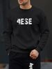 Polar Fleece Solid Color Round Neck Sweater Mens Candy Cotton Long Sleeve Working Clothes_viptrois.com
