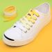 Shoe Accessories color gradient shoelaces sports shoes white shoes canvas shoes children's personality trendy flat shoelaces_viptrois.com