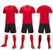 Men's Clothing uniforms suits spot match uniforms student short-sleeved training suits DIY printed number football clothes_viptrois.com