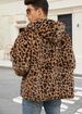2025 Men's Best-selling Faux Fur Colored Leopard Print Jacket, Plush Contrasting Color Warm And Thick Leopard Print Jacket_viptrois.com