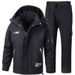 A Set Of Thickened And Fleece Windproof And Waterproof Outdoor Cold-proof And Warm Work Clothes For Both Men And Women In Autumn And Winter_viptrois.com