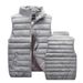 Couple Cotton Waistcoats For Autumn And Winter, Korean-style Slim-fit Hooded Oversized Down Cotton Waistcoats For Men And Women_viptrois.com