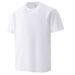 2025 Summer Cotton American High Street Pi Shuai Trendy Brand Metal Decorative Short Sleeve Casual Loose Round Neck_viptrois.com