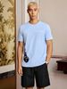 Breathable Cotton Casual Short Sleeve T-Shirt & Shorts Set For Men - Lightweight Summer Outfit, Gym & Streetwear_viptrois.com