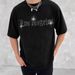 Men's Clothing Gothic Lettering Rhinestone T-Shirt For Men - Summer Casual Black Short Sleeve Tee With Los Angeles Print_viptrois.com