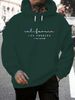 Men's Autumn And Winter Casual Fashion Loose Hooded Sweatshirt Los Angeles Letter Printed Warm Long Sleeved Pullover_viptrois.com