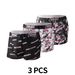 Men's Underwear Ice Silk Combination Summer Breathable Mid Waist Trendy Printed Men's Boxer Shorts Cross Border_viptrois.com