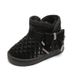 Girls' snow boots fleece-lined thick waterproof non-slip baby cotton shoes autumn and winter New baby warm shoes children's shoes_viptrois.com