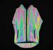Men's Clothing colorful reflective windbreaker laser luminous mid length jacket coat_viptrois.com