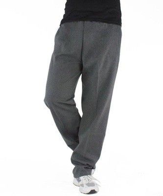 Men's Stylish Street Style Fleece Sweatpants Autumn Winter New Loose Fit Comfortable Elastic Waistband_viptrois.com