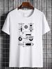 Mens Lambretta Blueprint (rob) T Shirt Mod Scooter Boy Weller Jam Stretched Casual Fashion Designer Clothes Versatile Summer Homme Comfortable_viptrois.com