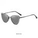 Color-changing Anti-blue Glasses, Photosensitive Cat Eye Flat Glasses, Student Myopia Glasses, Fashionable Retro Street Shot Glasses Frames_viptrois.com