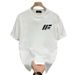 Men's Clothing Short Sleeved Ins Pure Cotton Tops Summer Men's Printed T Shirts Trendy Men And Women All Match Round Neck T Shirt Men_viptrois.com