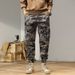 Men's Camouflage Cargo Pants Summer Trendy Loose Fit Jogger Mid Waist Long Casual Pants With Functional Pockets High Street Style_viptrois.com