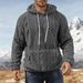 Premium Fleece-Lined Hoodie – Oversized Winter Pullover With Kangaroo Pocket (Heavyweight 400GSM, No-Logo Minimalism)_viptrois.com
