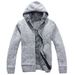 Loom Winter With Fleece Lining, Thickened Sweater For Youth, Hooded Casual Knitted Cardigan, Trendy Men's Jacket_viptrois.com