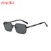 New Ocean Lens Square Sunglasses Personality Metal Chain Leg Sunglasses_viptrois.com